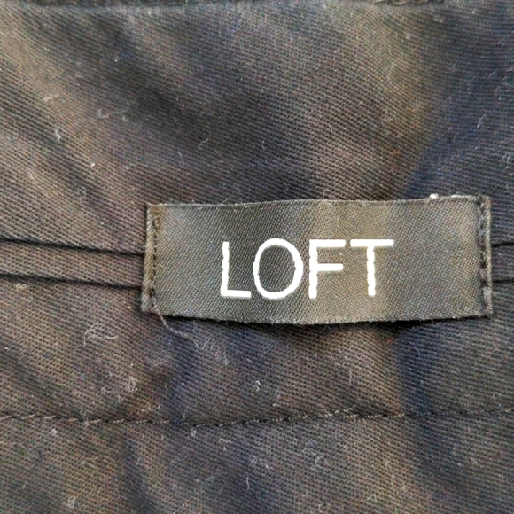 LOFT Marisa black straight pants size 4 - Picture 5 of 7